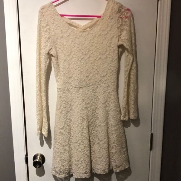 Charming Charlie lace overlay mini dress size S - Picture 1 of 7